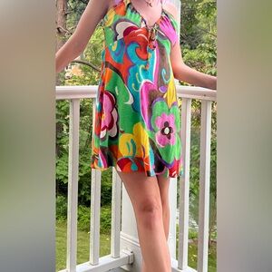 Jams World Vibrant Floral Mini Dress